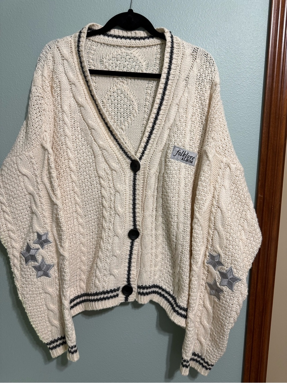 Authentic Taylor Swift Official 2020 Original Run "Folklore" Album Cardigan M/L
